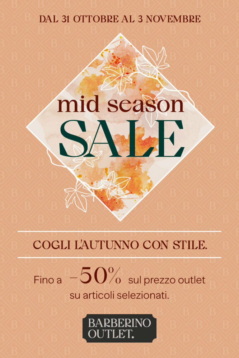 Con i Mid Season Sale fare shopping è un piacere di stagione.