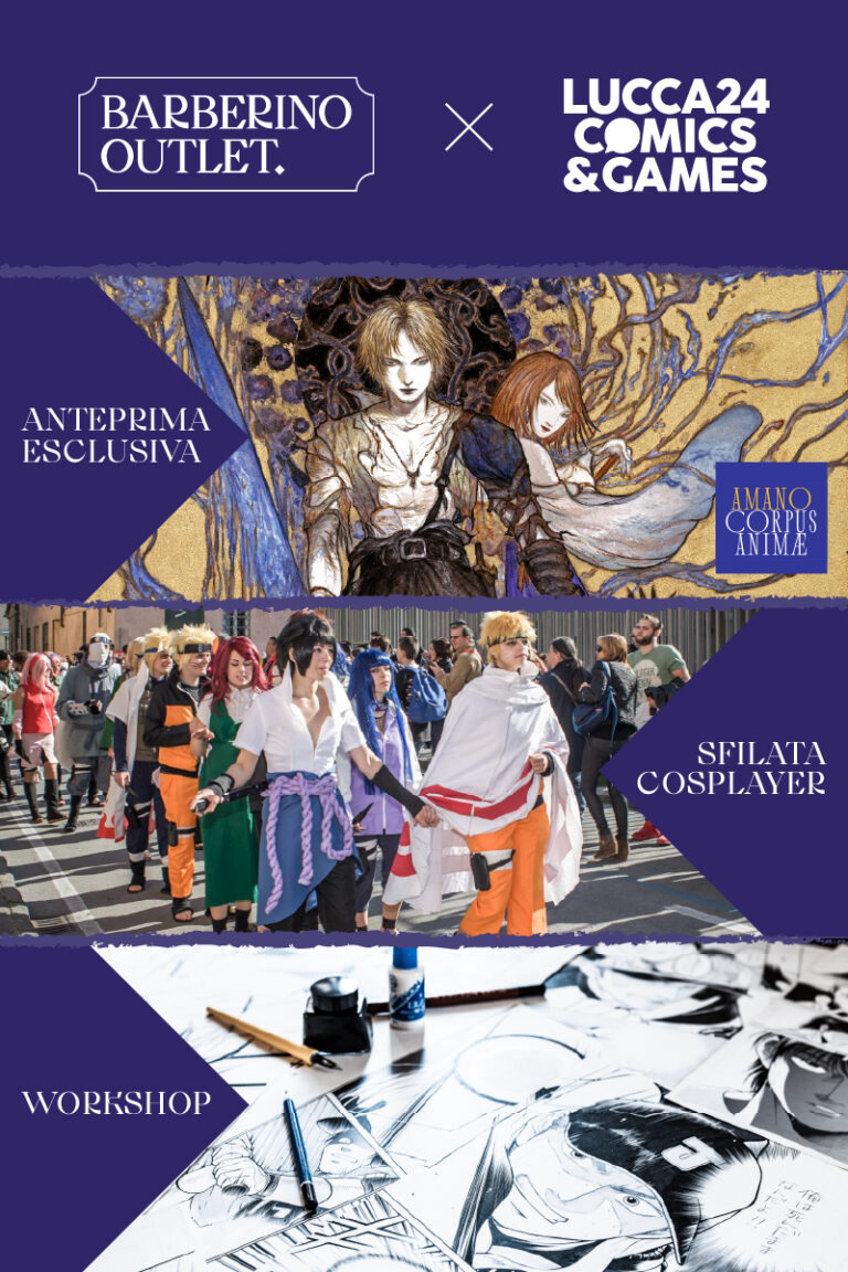 Barberino Outlet e Lucca Comics & Games per la prima volta insieme.